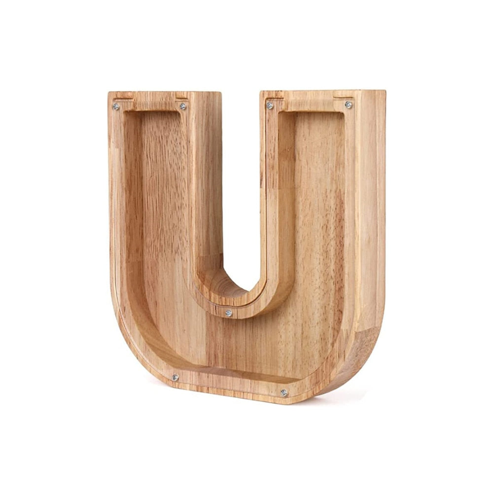 BowLift | Wooden Alphabet Piggy Bank - LetterSaver