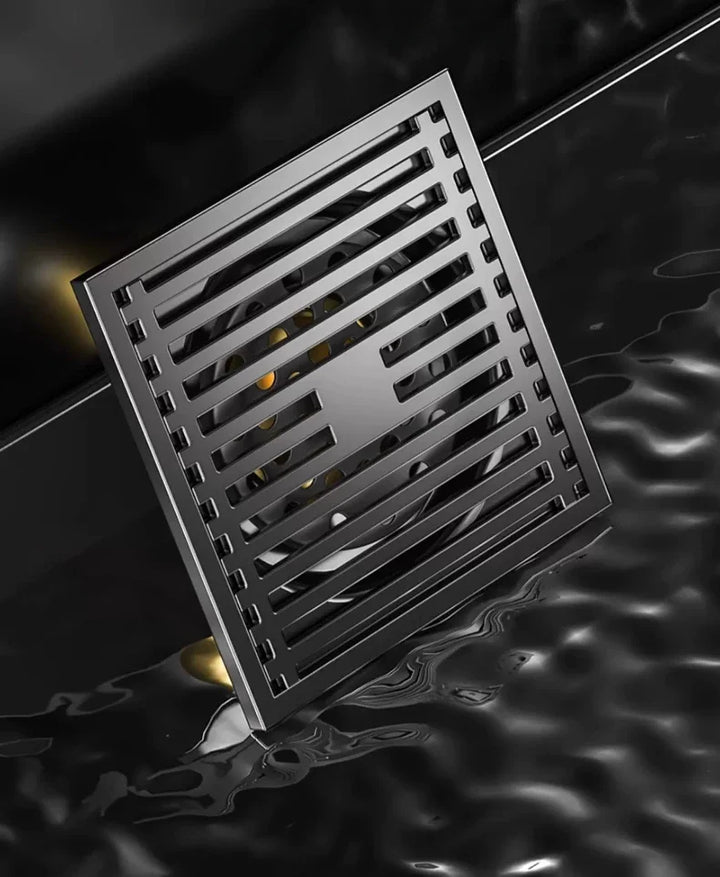 AquaShield Square Stainless Steel Floor Drain Bowlift