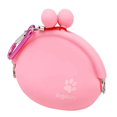 BowLift | Treatico Silicone Snack Bag for Dogs | With Clip & Velcro | For Training, Walking & Traveling | 9 × 9.5 cm