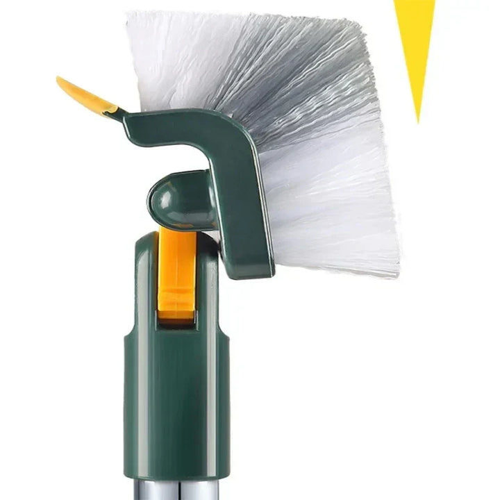 BowLift | Glazora DuoBrush Cleaning Brush | 2-in-1 for Floors & Windows | With Swivel Head & Telescopic Handle | Effortless Cleanliness