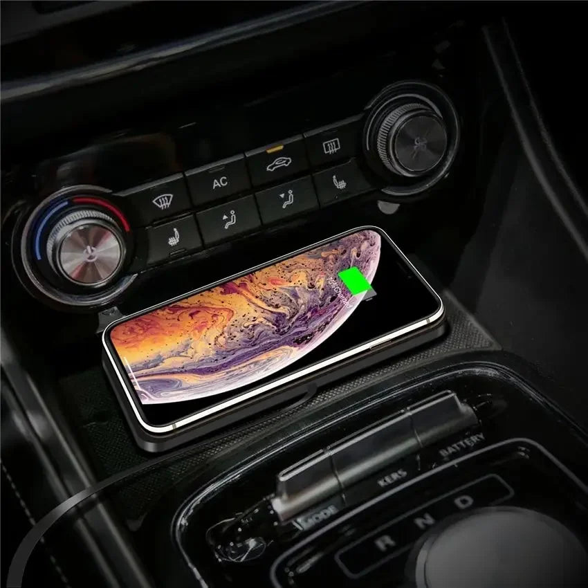 BowLift | Enervia Wireless Charging Pad | 15W Fast Charging | Non-Slip & Ultra-Slim | For Car & Home