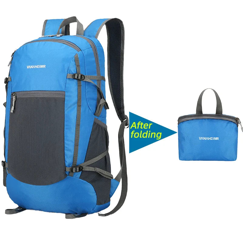 BowLift | Folding Backpack "Alpivio" | Ultralight & Compact | 18L Volume | 42x28x15 cm