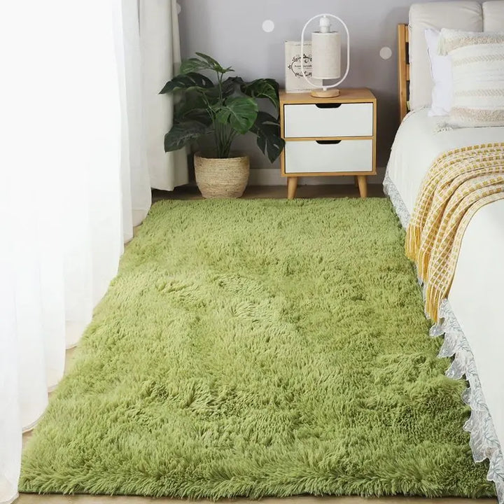 BowLift | Fluffy Ultra Soft Non-Slip Rug with Memory Foam Cushion