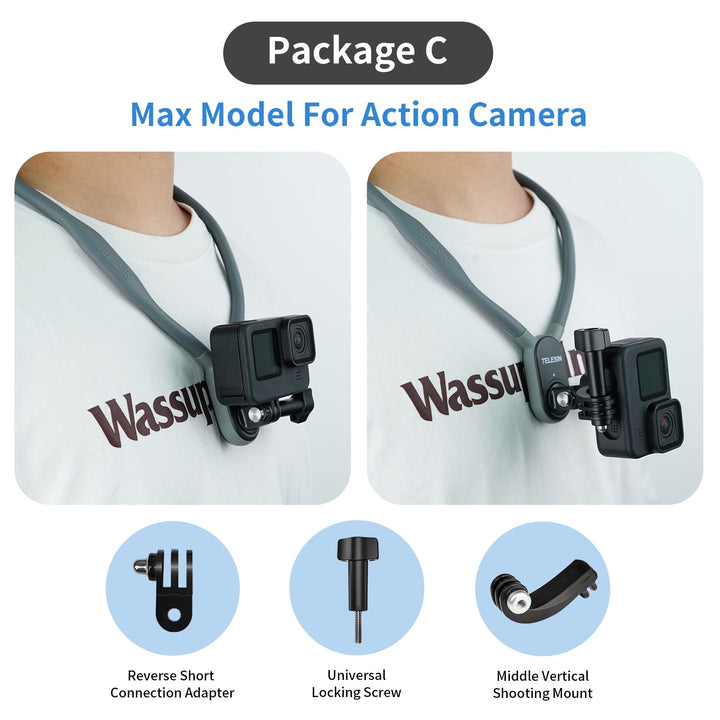 BowLift | Magnetic Silicone Neck-Mounted Action Camera Accessories