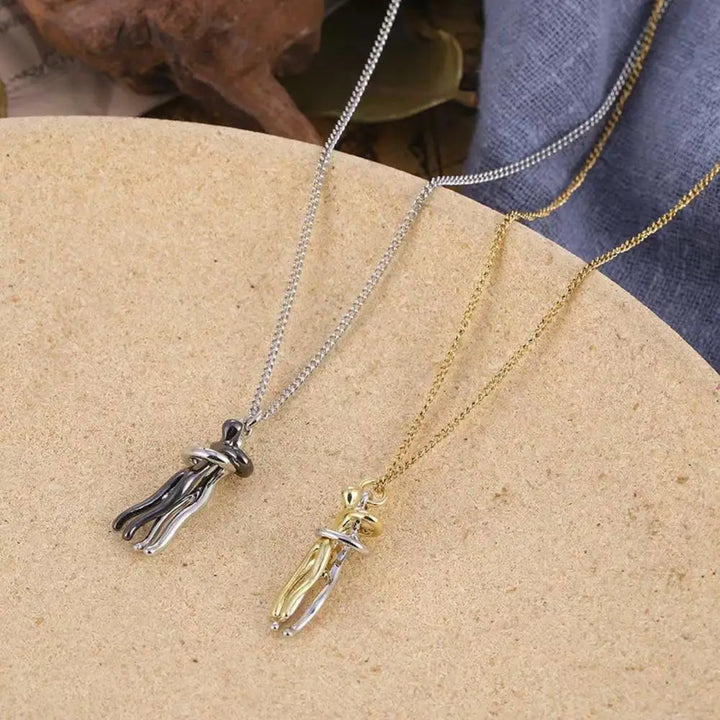 BowLift | Love Forever Hug Cute Couple Necklace