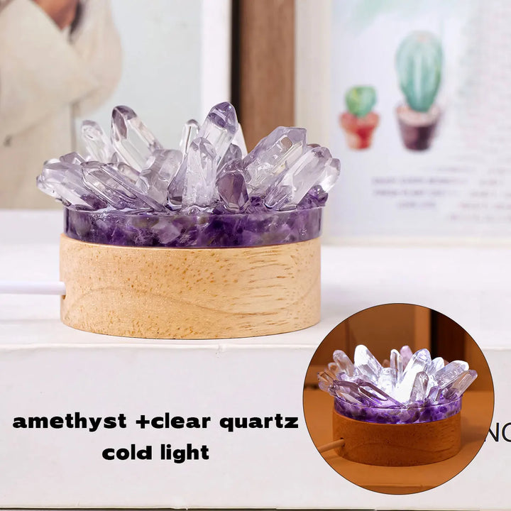 BowLift | Crystal lamp natural stone | Handmade | Feng Shui & wellness decor | 150–200 g