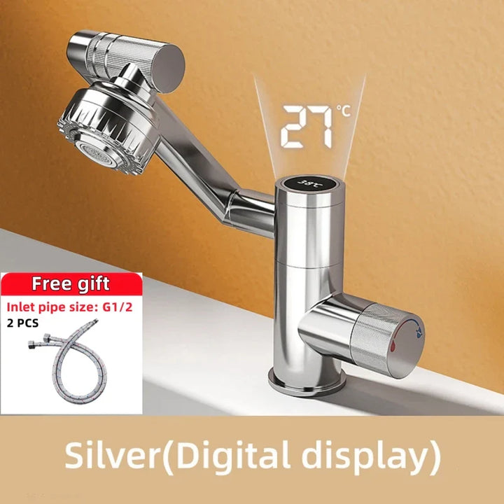 BowLift | Digital Display Rotatable Japanese Style Bathroom Faucet