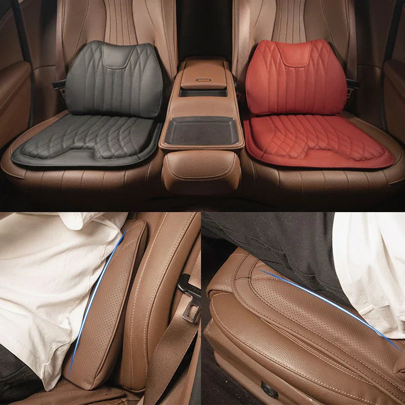 BowLift | Leather Breathable Comfy Premium Car Seat Cushion