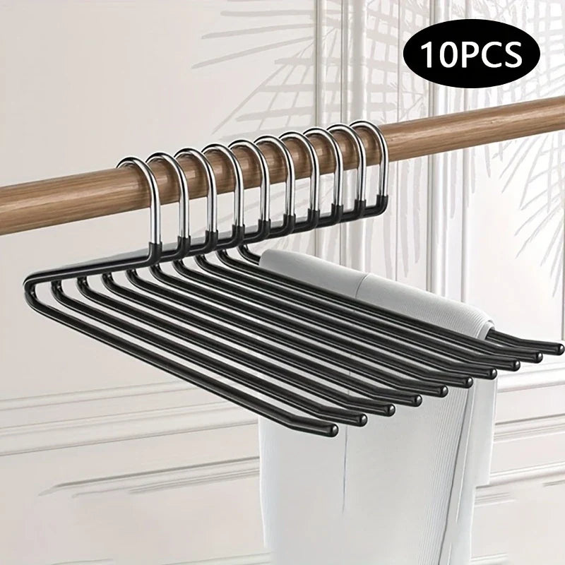 BowLift | Clothoria | Open Pants Hangers | Space-Saving & Stable | Metal with Anti-Rust Coating