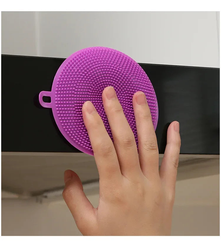 CleanFlex – Silicone Dish Brush & Multifunctional Kitchen Scrubber Pad Bowlift