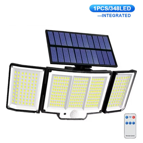 BowLift | Solar Wall Light LumoGuard 318LED | Motion Sensor & 3 Lighting Modes | IP65 Waterproof for Garden, Terrace & Fence