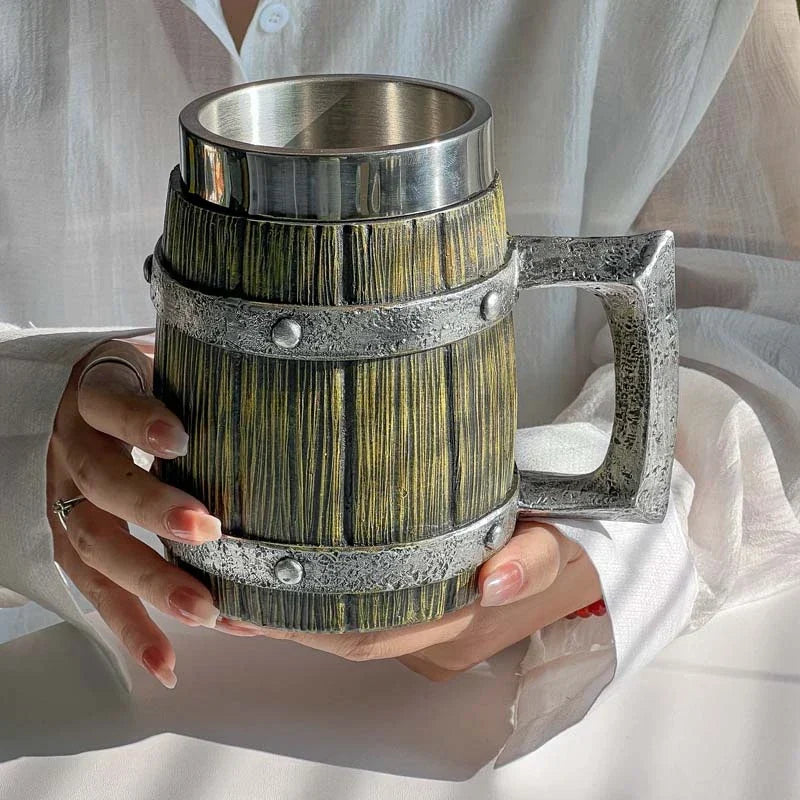 BowLift | 3D Viking-Style Wooden Mug