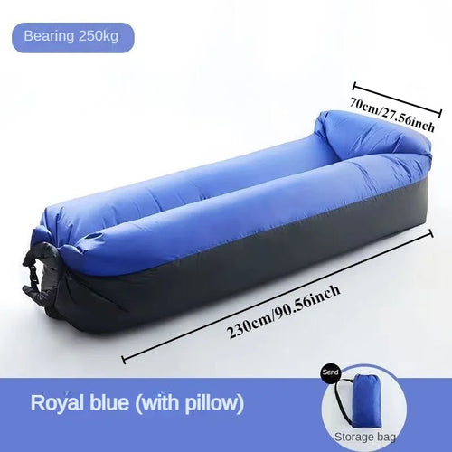 BowLift | Airvana Inflatable Sofa Outdoor | Portable Air Couch for Camping & Beach | With Headrest & 30h Durability