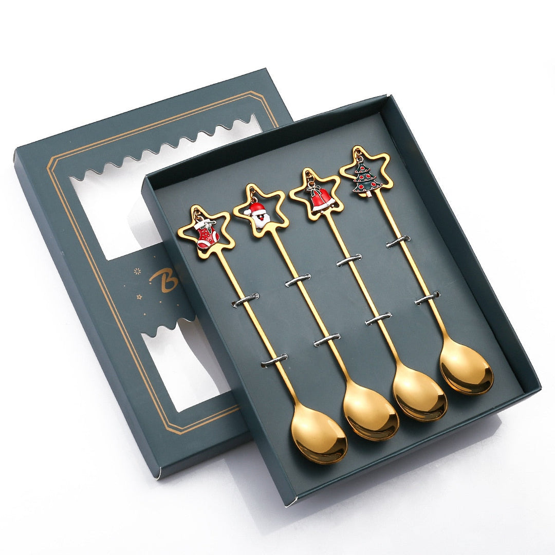 BowLift | 4Pcs Christmas Best Wishes Tableware Set