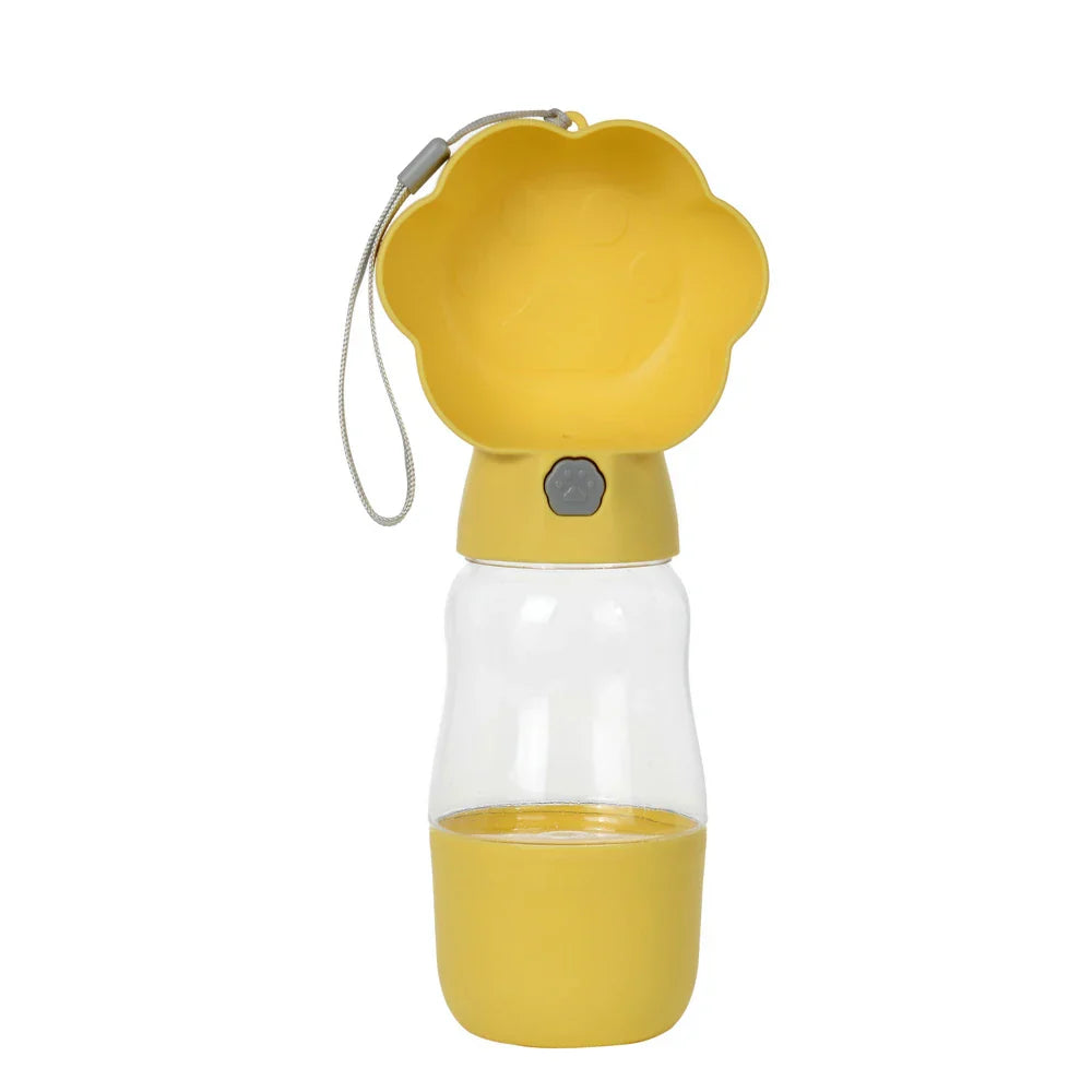 BowLift | Droppa DuoBottle Drink Bottle | 2-in-1 Water & Food Dispenser for Dogs & Cats | Leaksproof & Portable | 380 ml / 530 ml