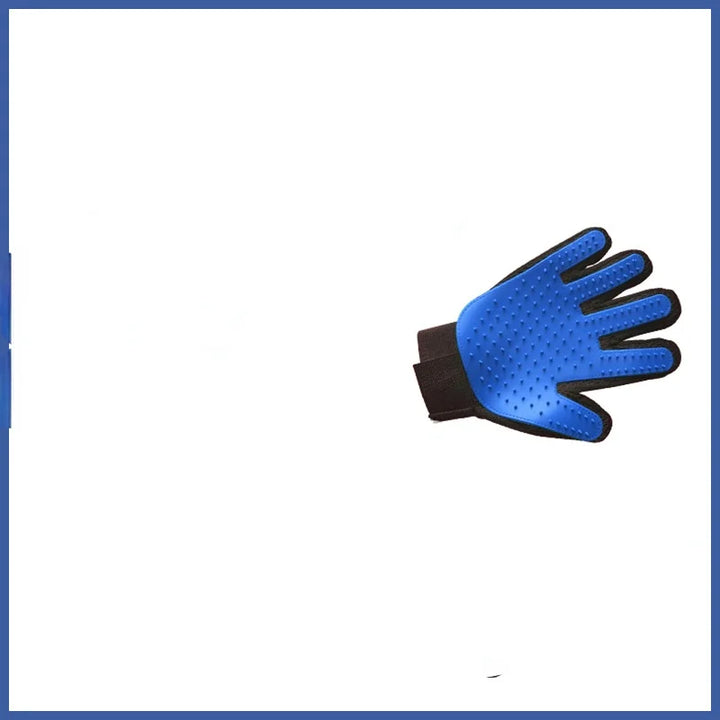 BowLift | Fur Care Glove PawLiss TouchGlove | 5-Finger Massage Glove for Dogs & Cats | 23.2×17.2 cm | TPR & Mesh | Left or Right