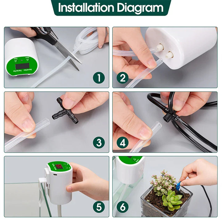 BowLift | Automatic Plant Watering System with USB – Efficient Drip Irrigation