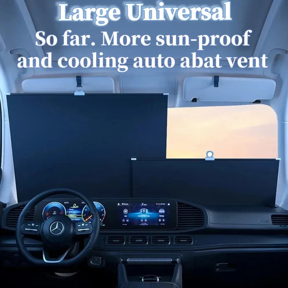 BowLift | Retractable Anti-UV Light Car Windshield Sunshade