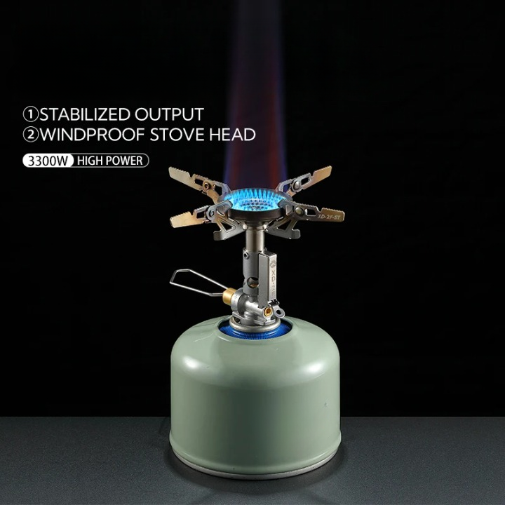 BowLift | Mini Portable Camping Gas Stove with Adjustable Flame – Solen