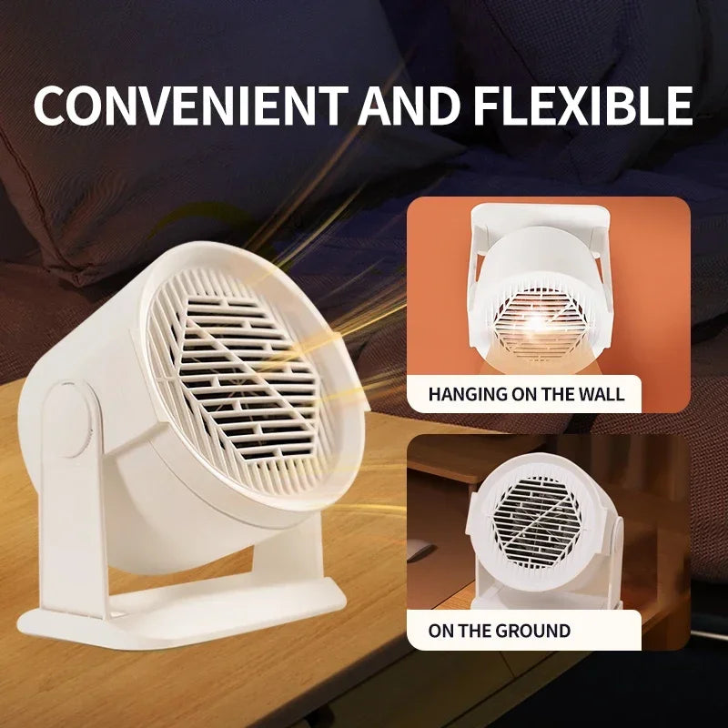 BowLift | Portable Electric Desk Heater with Warm Air Fan and Foot Warmer for Home and Office
