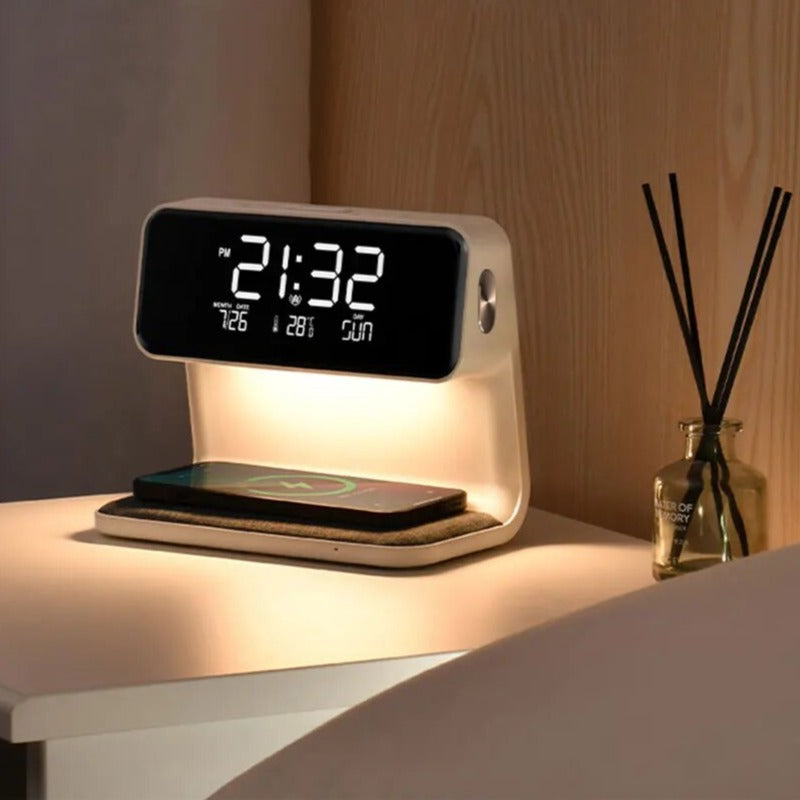 Lamp with clock 3 in 1 | Bowlift