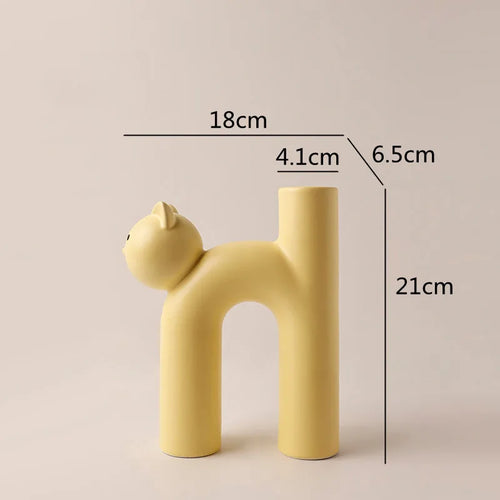 BowLift | Mini Cat Elegant Minimal H-shaped Flower Vase