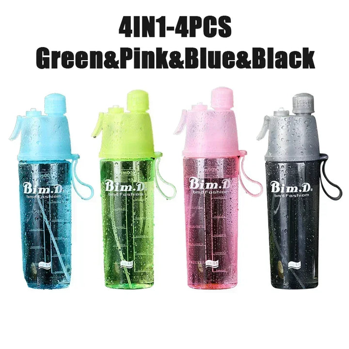 BowLift | 2 in 1 Portable Spray Water Bottle