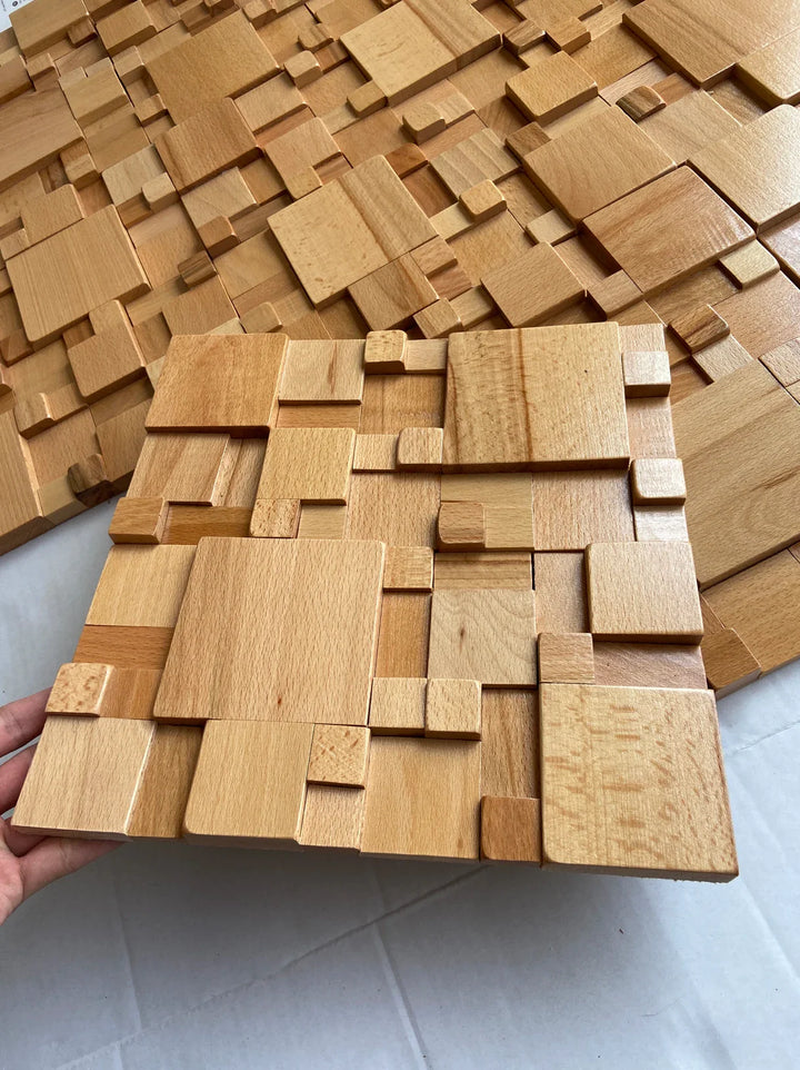 BowLift | Mosaic Wall Panels Solid Wood and Sound-Absorbing Decor