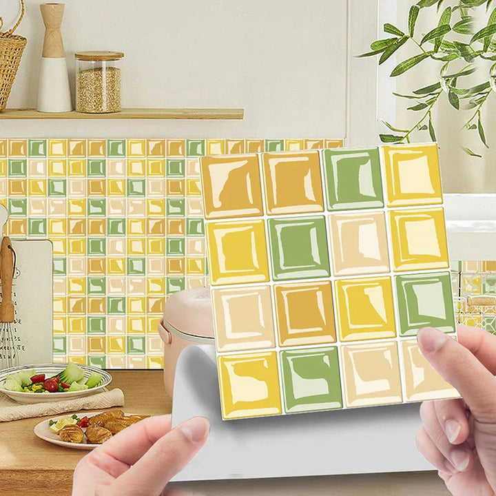 DecoMosaic 3D Mosaic Wall Tile Stickers Bowlift