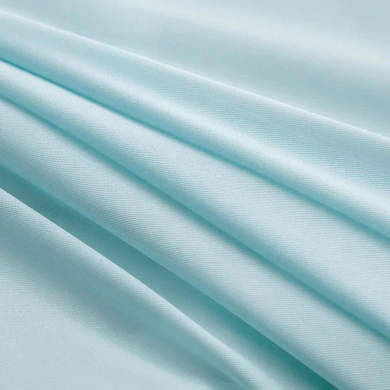 Air Condition Summer Comforter — Pure Color Ice Silk Cooling Blanket, Lightweight & Smooth Twin/King Size Quilt | Bowlift