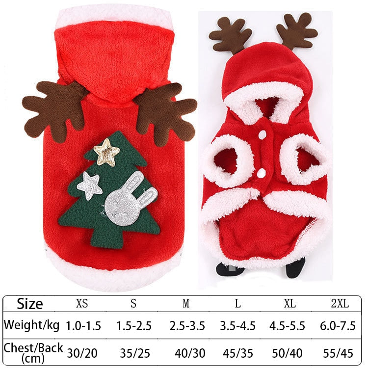 BowLift | Santa Claus Home Winter Pet Costumes