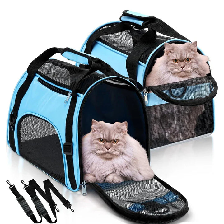 Foldable Pet Carrier for Travel Bowlift