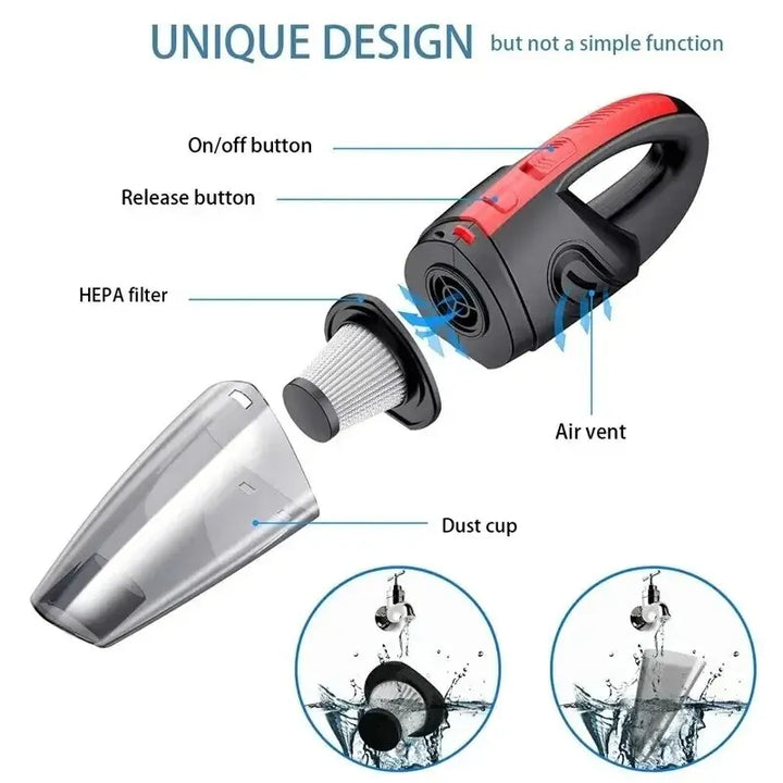 CycloVac - Wireless Handheld Vacuum Cleaner with Cyclone Suction System | Bowlift