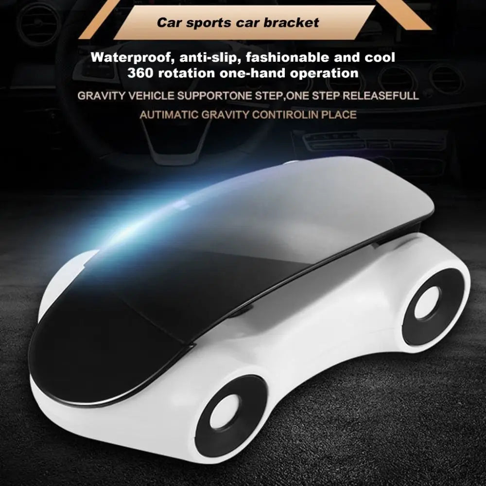 BowLift | Futuristic Car Rotating Phone Holder Stand