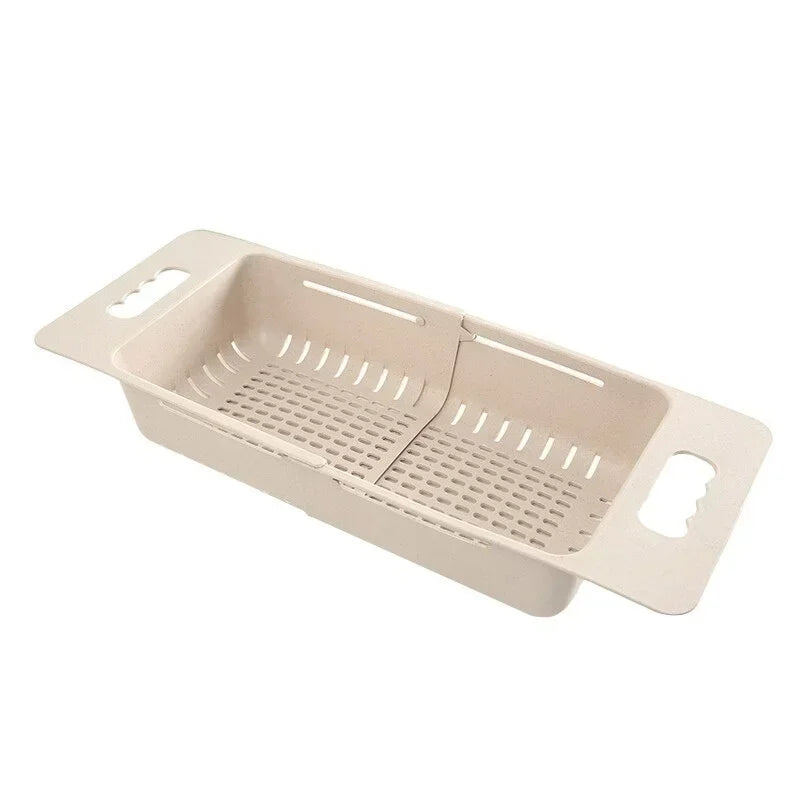 FlexDrain Draining Basket Kitchen – Adjustable Sink Organizer | Auto Drain & Fruit Vegetable Dryer | Space-saving Kitchen Accessory | Bowlift