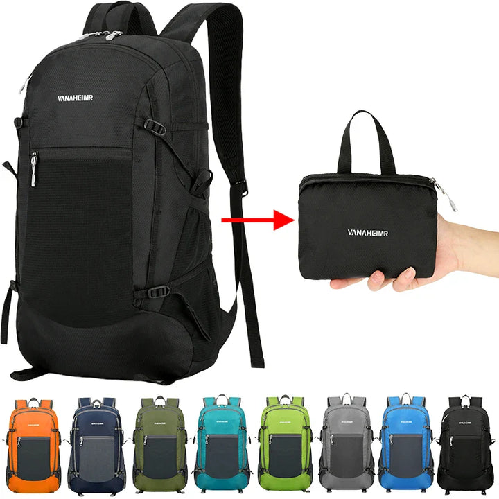 BowLift | Folding Backpack "Alpivio" | Ultralight & Compact | 18L Volume | 42x28x15 cm