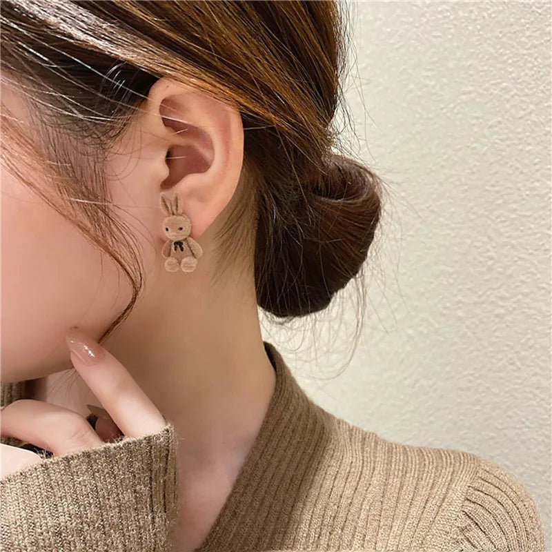 BowLift | Happy Bear Plush Bear Earrings