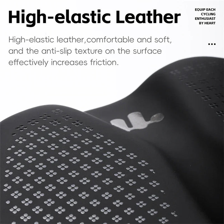 BowLift | Shockproof Bike Saddle - Comfortable Bike Seat with Non-Slip Leather Cushion for Mountain Bikes and Road Bikes