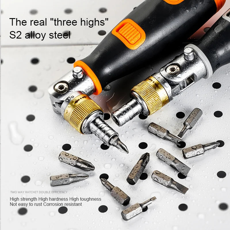 The versatile 180° ratcheting screwdriver | For any task | Bowlift