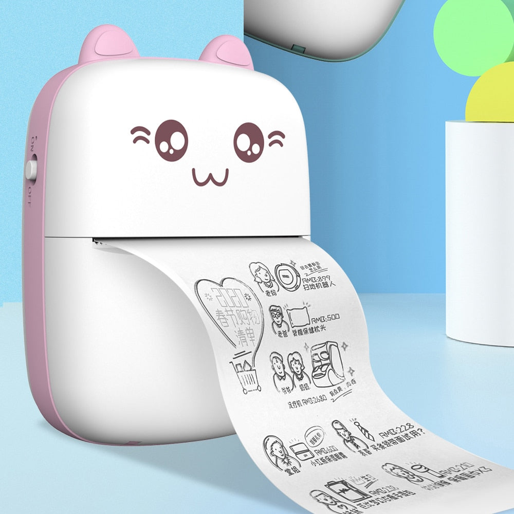 BowLift | Mini Cat Thermal Bluetooth Label Printer
