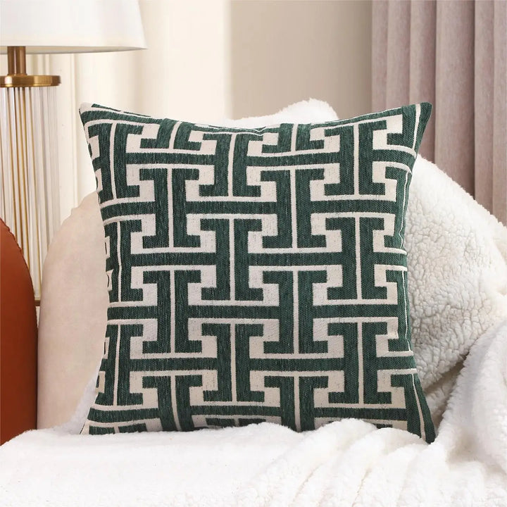 BowLift | Serenité Luxe Cushion Cover - Striped Cushion Cover for a Warm Home