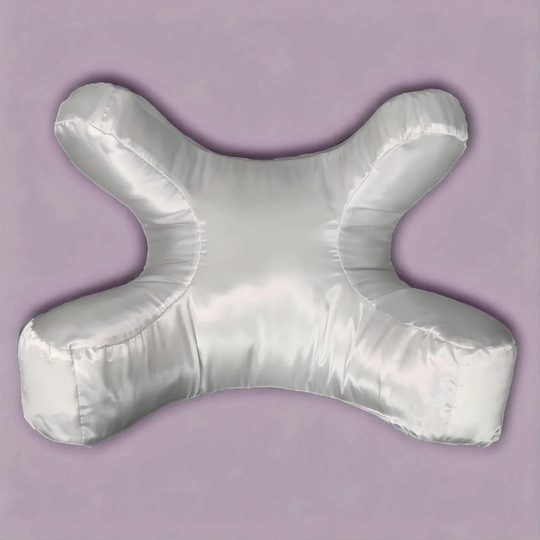 BowLift | Face Pillow Set with Satin Pillowcase | Anti-Aging, Wrinkle Reduction & Ideal for Back Sleepers and Beauty Enthusiasts