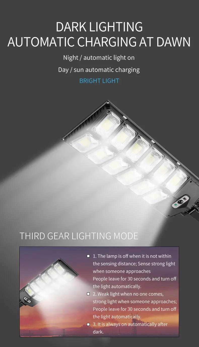 BowLift | Solar Waterproof LED  Street Light