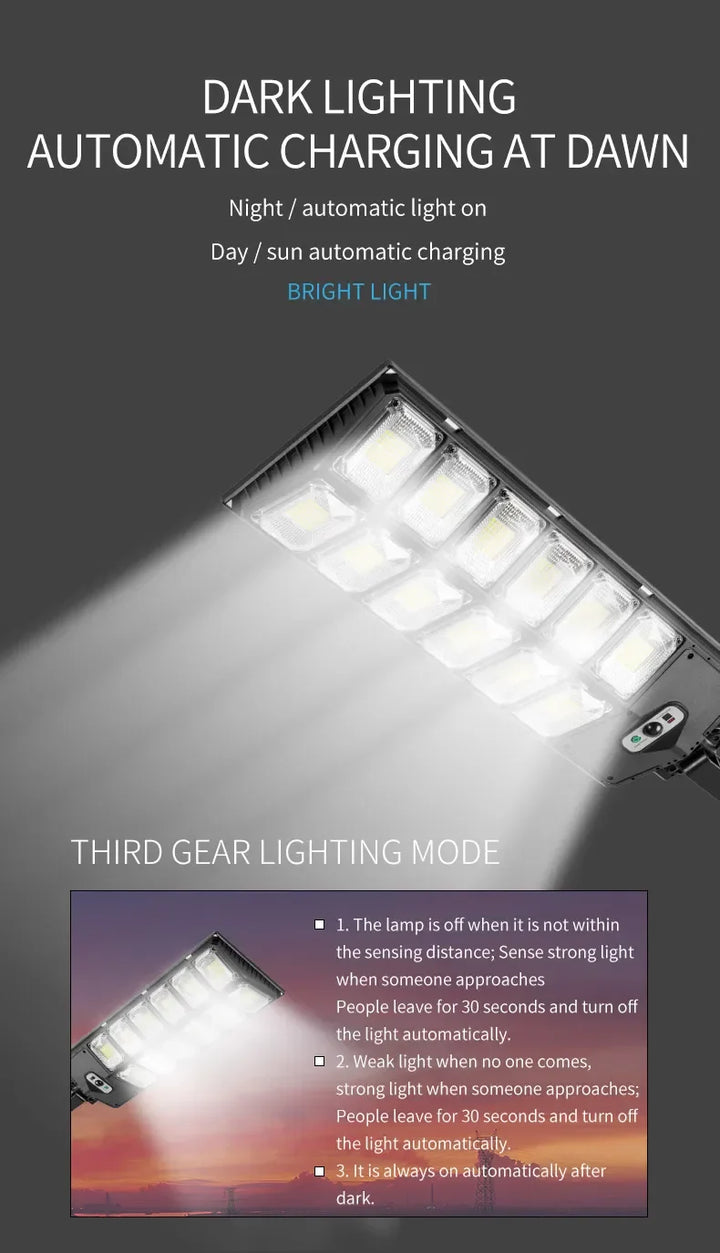 BowLift | Solar Waterproof LED  Street Light