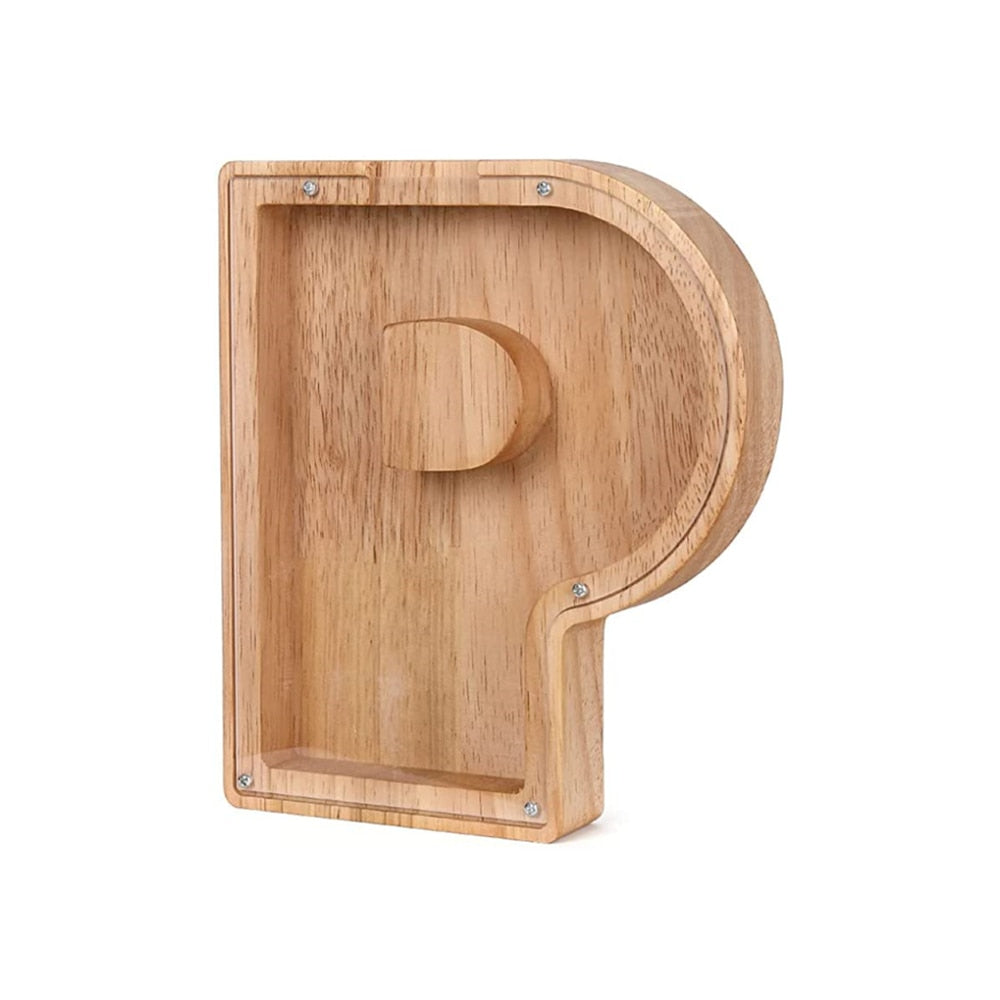BowLift | Wooden Alphabet Piggy Bank - LetterSaver