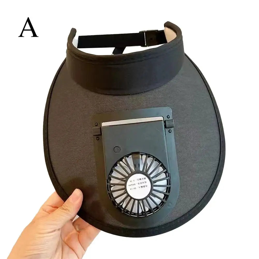 BowLift | Breathable Summer Sun Visor Cooling Fan Hat