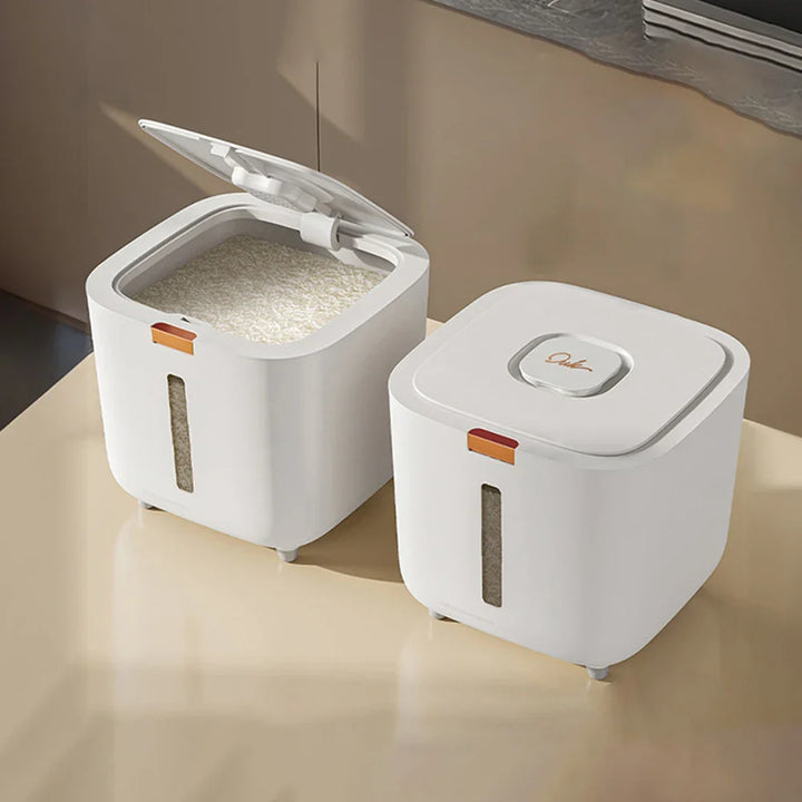 BowLift | Rice Storage Box 5–10kg Airtight Moisture & Insect Resistant with Measuring Cup – GrainSafe