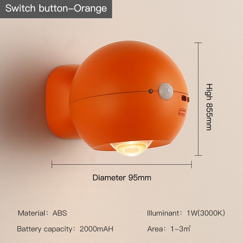BowLift | Eye Project Motion Sensor Rechargeable Wall Lamp