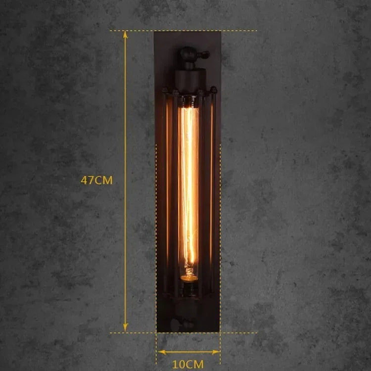 BowLift | Wall Lamp RetroLume | Vintage Edison Design | E27 Socket | Industrial Style for Interiors