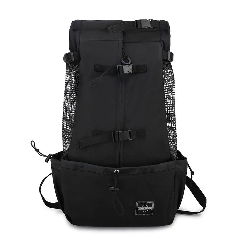 Dog backpack for outdoor & travel breathable Bowlift